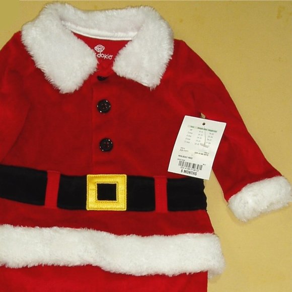 1 pc Santa Suit Outfit Christmas Baby Boys NWT - Picture 2 of 9